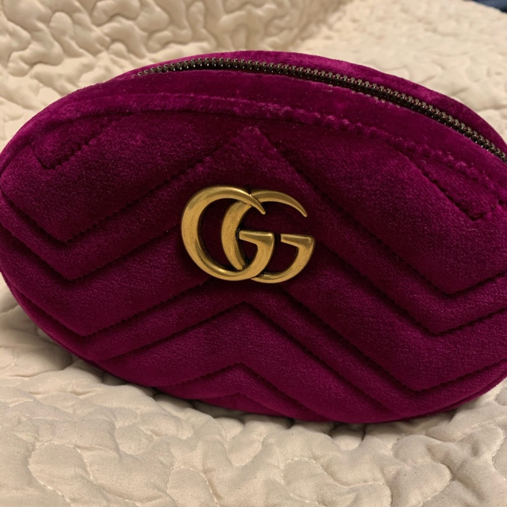 Gucci Marmont Matelasse Belt Bag